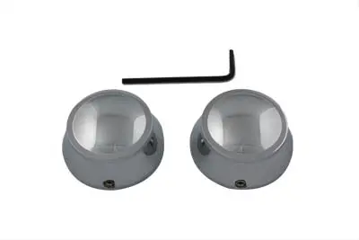 Swingarm Pivot Caps Chrome - V-Twin Mfg. 1