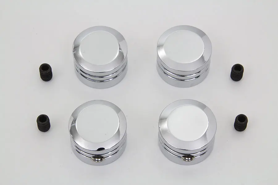 Head Bolt Cover Set Chrome - V-Twin Mfg. 1