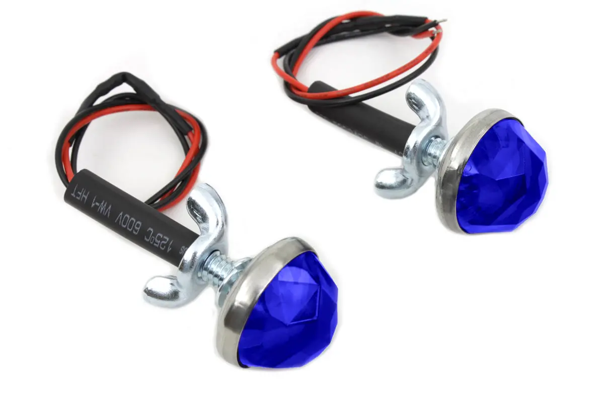 Blue Led Reflector Set - V-Twin Mfg. 1