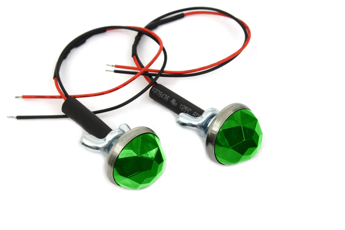 Green Led Reflector Set - V-Twin Mfg. 1
