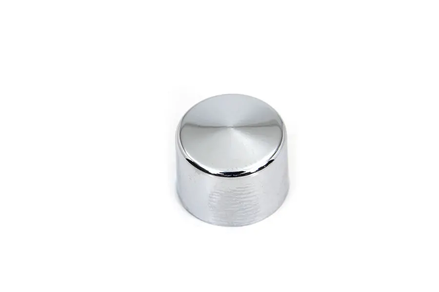 Wyatt Gatling Chrome 3/8 Inch Allen Head Caps - V-Twin Mfg. 1