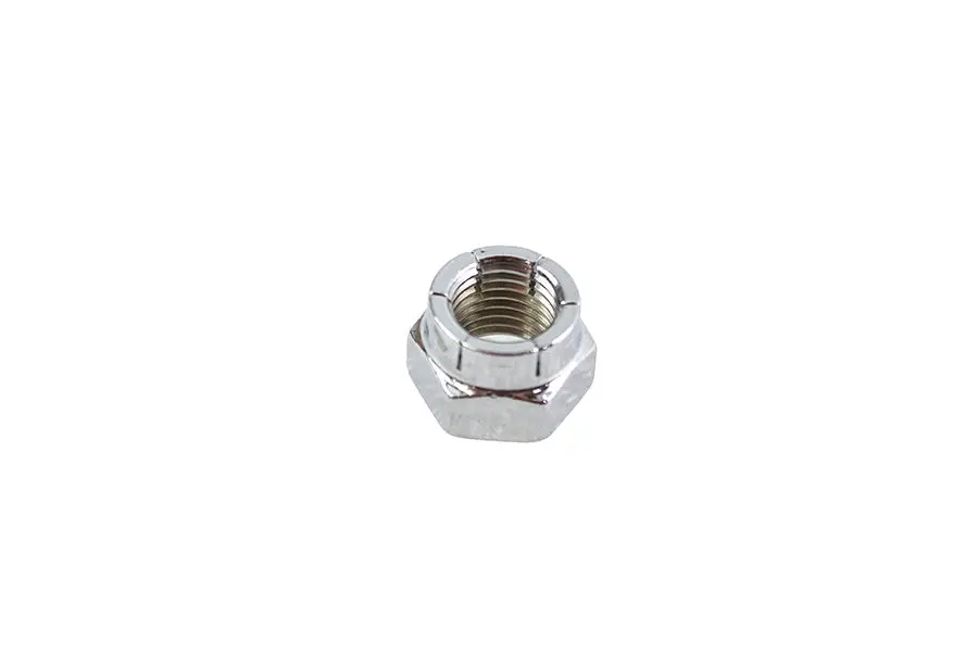 Rear Brake Pivot Lever Stud Nut Chrome - V-Twin Mfg. 1