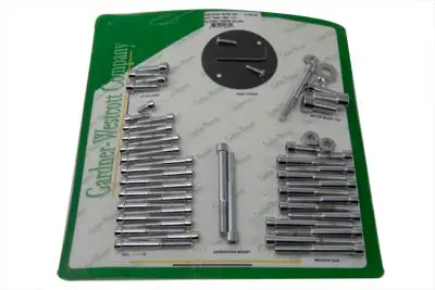 Engine Dress Up Screw Kit Allen Chrome - V-Twin Mfg. 1