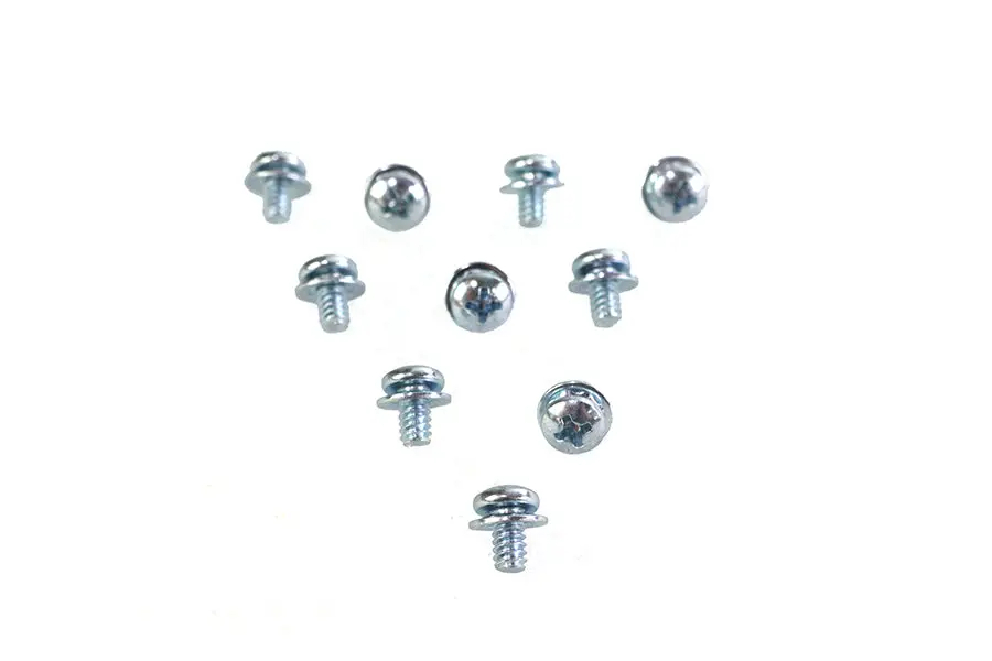 Panhead Screw With Spring Lock Washer Steel - V-Twin Mfg. 1