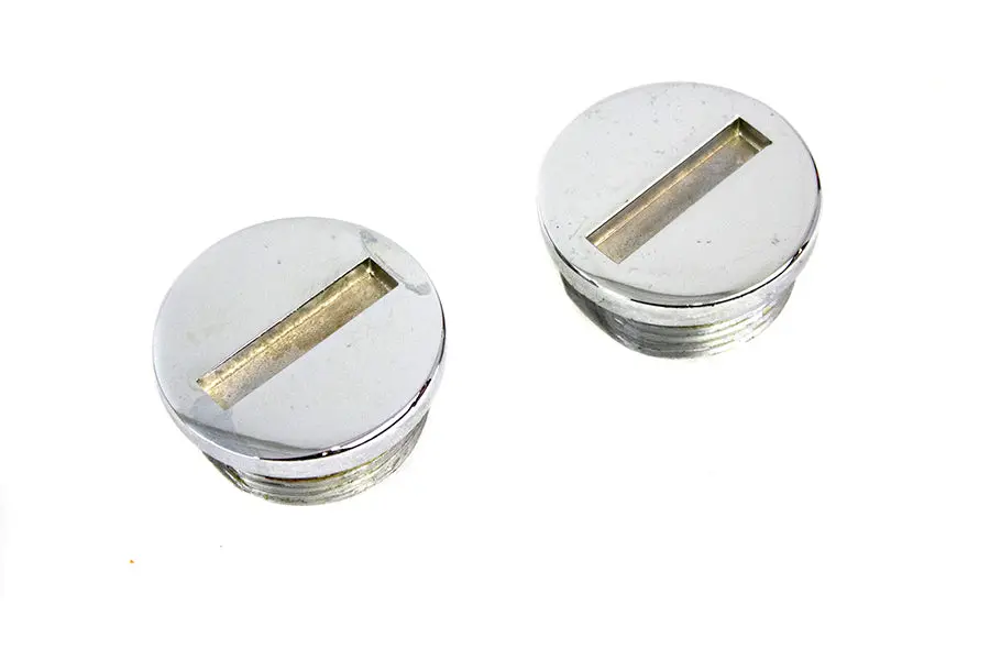 Chrome Primary Cover Cap Set - V-Twin Mfg. 1