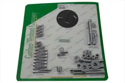 Chrome Allen Head Engine Dress Up Screw Kit - V-Twin Mfg. 1