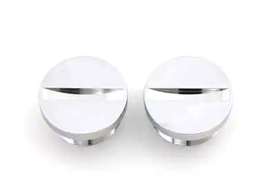 Primary Cover Cap Set Chrome - V-Twin Mfg. 1