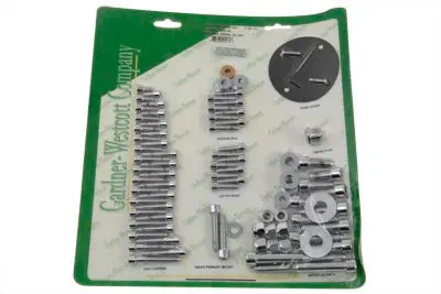 Engine Dress Up Screw Kit Allen Chrome - V-Twin Mfg. 1