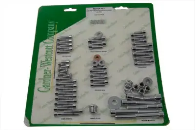Engine Dress Up Screw Kit Allen Chrome - V-Twin Mfg. 1