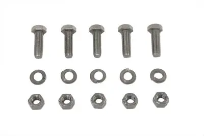 Stainless Steel Muffler Clamp Bolt Set - V-Twin Mfg. 1