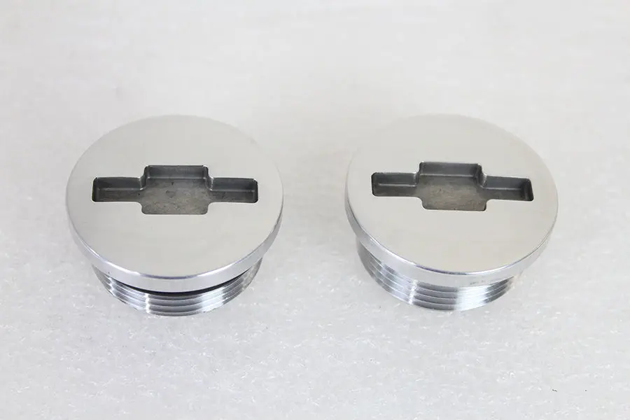 Primary Cover Cap Set Polished - V-Twin Mfg. 1