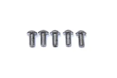 Allen Button Head Screws Chrome 1/4 Inch X 1/2 Inch - V-Twin Mfg. 1