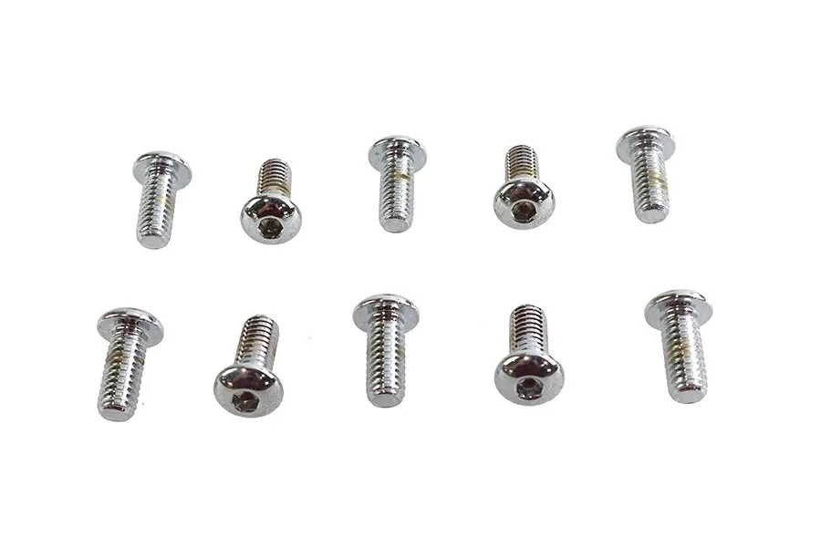 Allen Button Head Screws Chrome 5/16 Inch X 3/4 Inch - V-Twin Mfg. 1