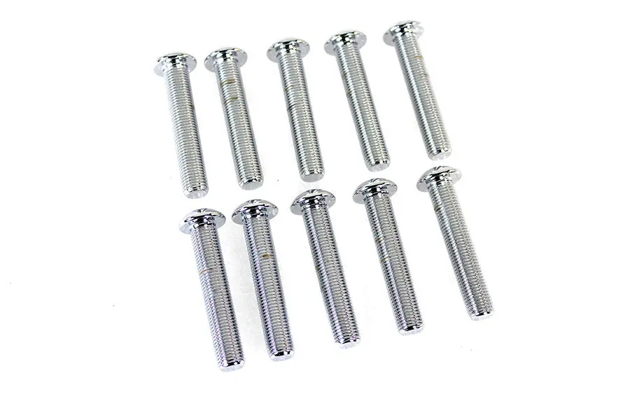 Allen Button Head Screws Chrome 3/8 Inch X 2 Inch - V-Twin Mfg. 1