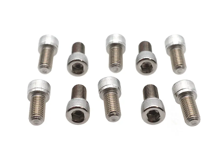 1/4 Inch-28 X 1/2 Inch Socket Cap Screw Stainless Steel - V-Twin Mfg. 1