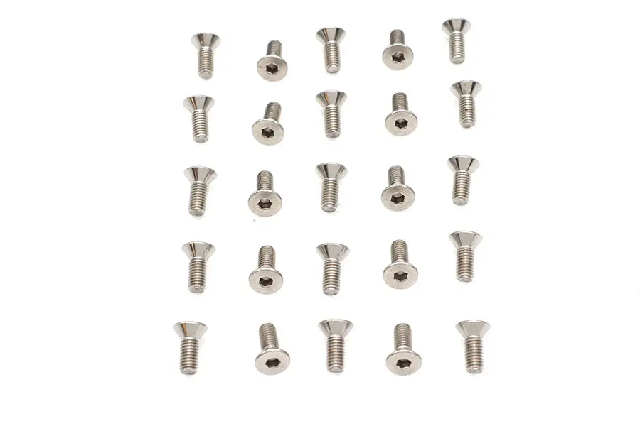 Master Cylinder Reservoir Screw Stainless Steel - V-Twin Mfg. 1