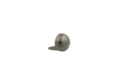 3/8 Inch Round Saddlebag Spot Nickel - V-Twin Mfg. 1