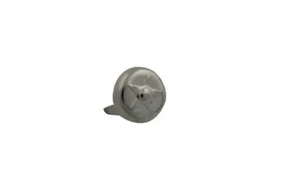 1/2 Inch Spot-Star Saddlebag Spots Nickel - V-Twin Mfg. 1