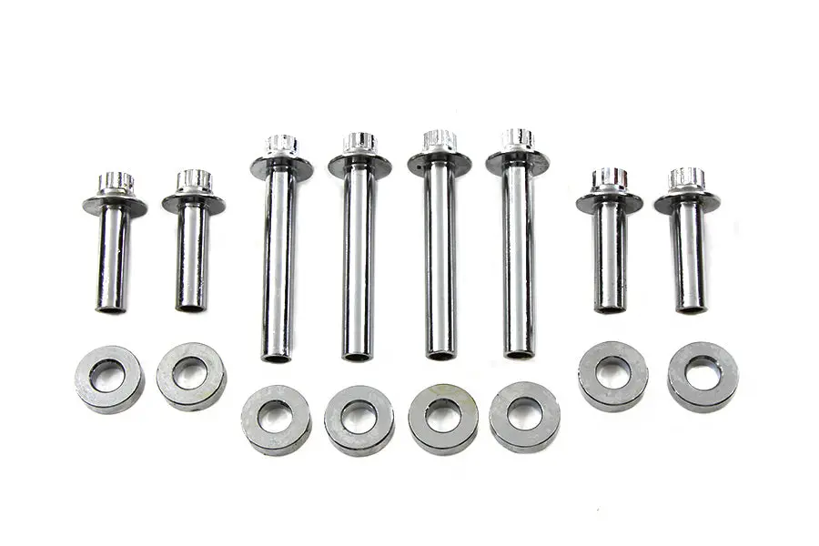 Head Bolt Set Chrome - V-Twin Mfg. 1