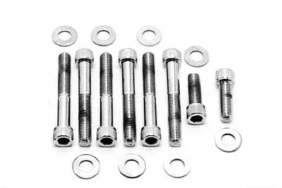 Rear Fender Strut Bolt Kit Chrome Allen Type - V-Twin Mfg. 1