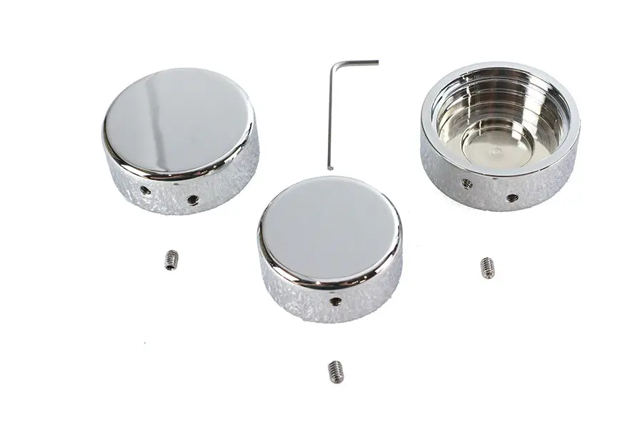 39Mm Fork Stem Nut Cover Chrome - V-Twin Mfg. 1