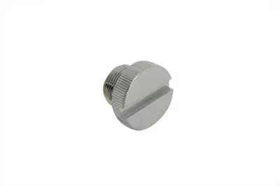 Slotted Transmission Fill Plug Chrome - V-Twin Mfg. 1