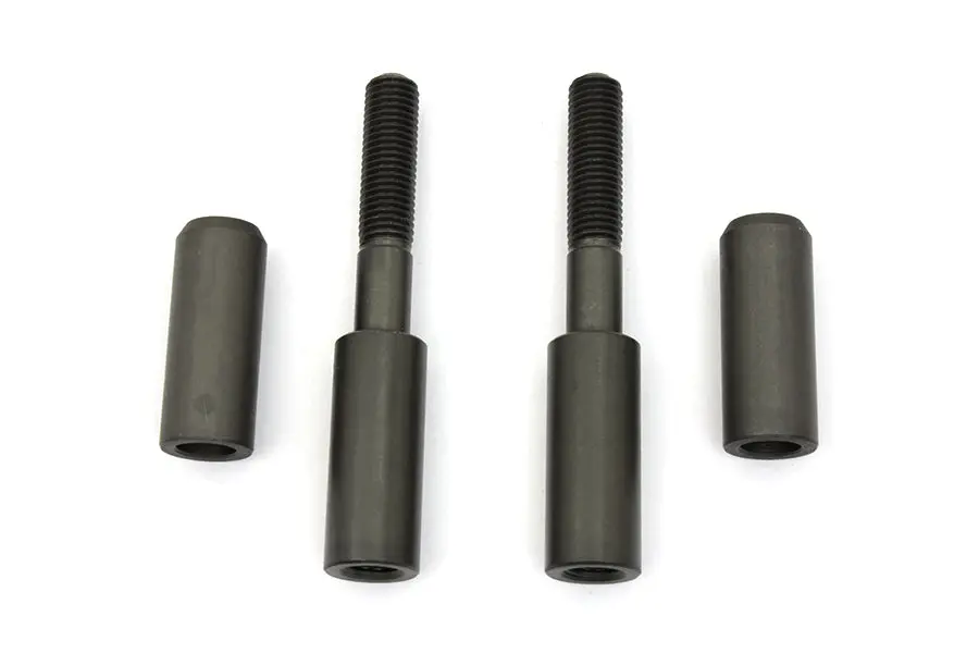 Black Phosphate Mirror Relocation Kit - V-Twin Mfg. 1