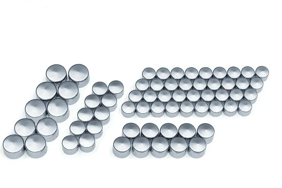 M8 Engine Bolt Cover Kit Chrome - V-Twin Mfg. 1