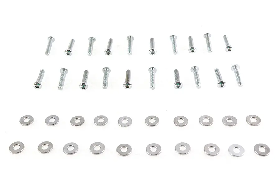 M8 Rocker Box Cover Allen Screw Kit Chrome - V-Twin Mfg. 1