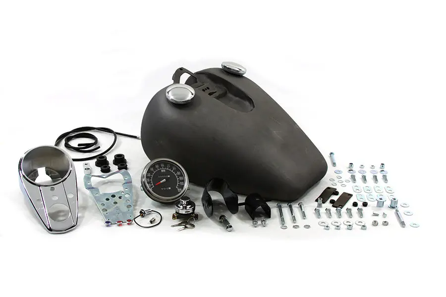Bobbed 3.2 Gallon Gas Tank Kit - V-Twin Mfg. 1