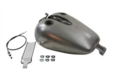 Bobbed 4.0 Gallon Gas Tank Raw - V-Twin Mfg. 1