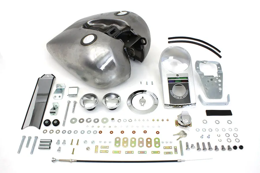 Bobbed 4.0 Gallon Gas Tank Kit - V-Twin Mfg. 1