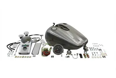 Bobbed 4.0 Gallon Gas Tank Kit - V-Twin Mfg. 1