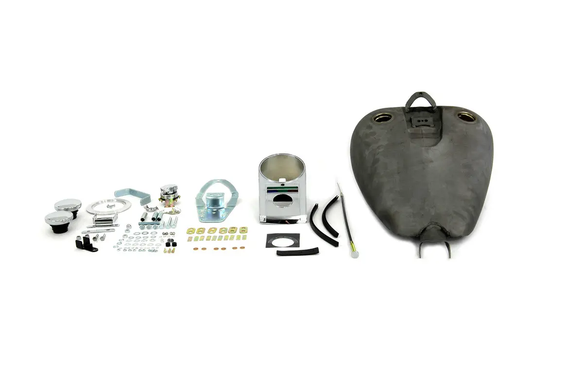 Bobbed 3.2 Gallon Gas Tank Kit - V-Twin Mfg. 1