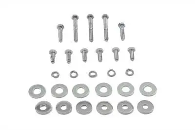 Gas Tank Bolt Kit Chrome - V-Twin Mfg. 1