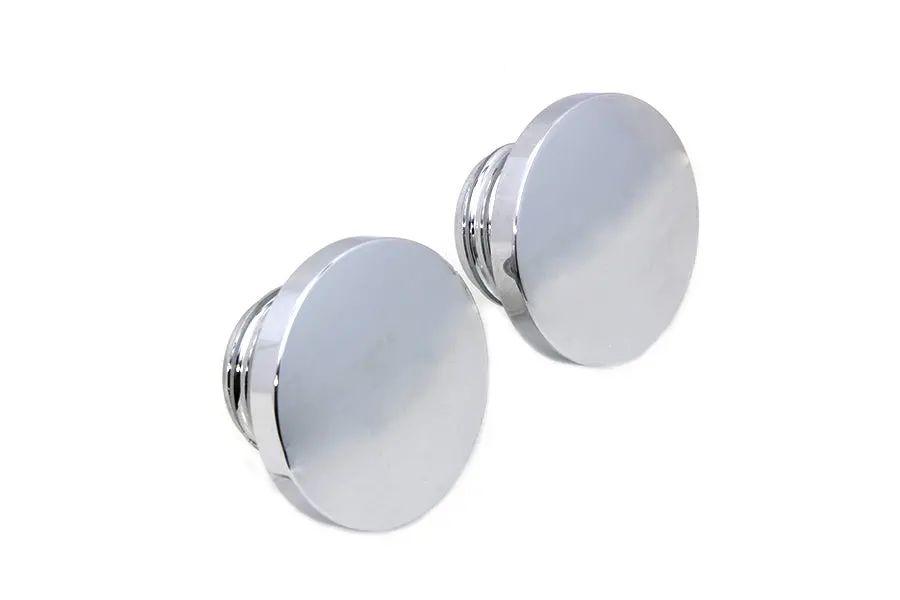 Billet Smooth Style Gas Cap Set - V-Twin Mfg. 1