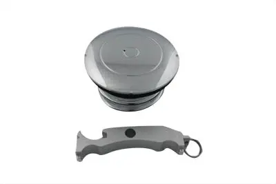 Flush Mount Style Gas Cap Vented - V-Twin Mfg. 1