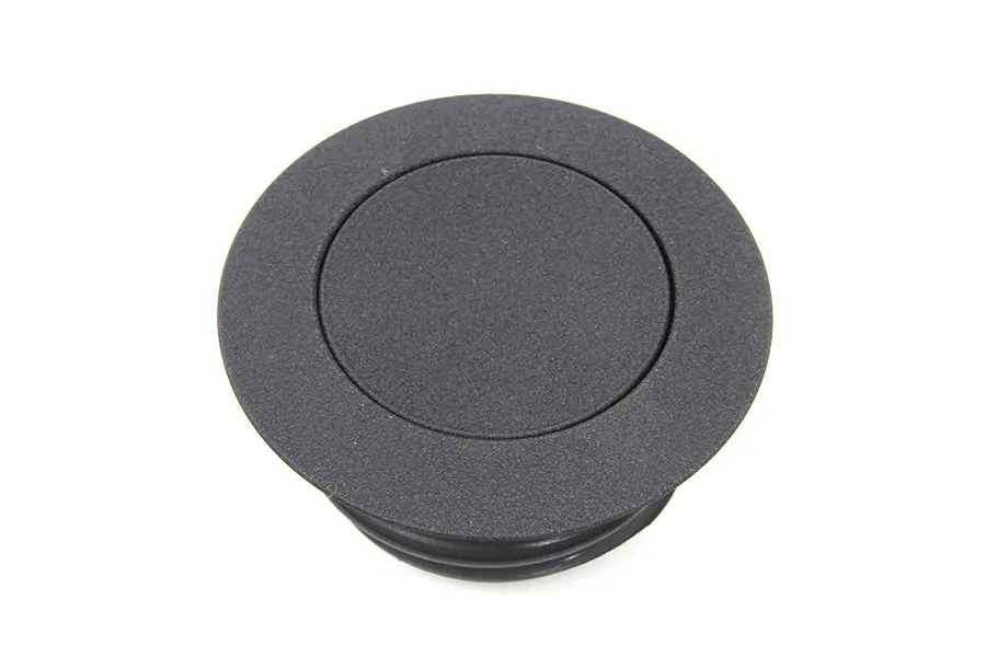 Wrinkled Look Pop-Up Gas Cap Vented Black - V-Twin Mfg. 1
