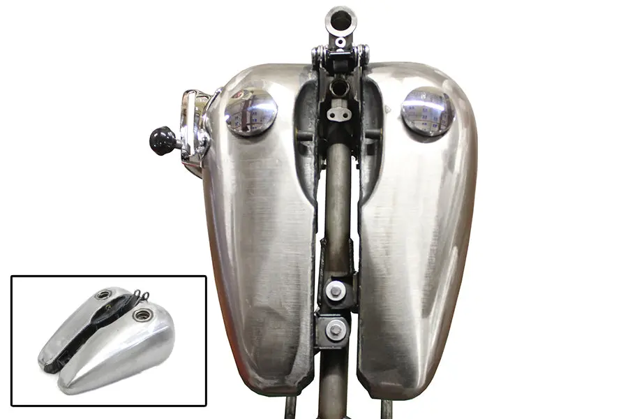 Bobbed 3.5 Gallon Gas Tank Set - V-Twin Mfg. 1