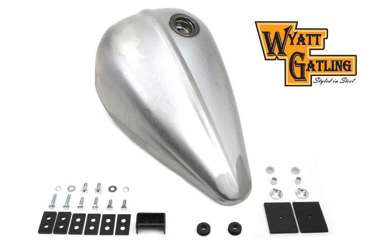 Wyatt Gatling Bobbed 2.3 Gallon Gas Tank - V-Twin Mfg. 1