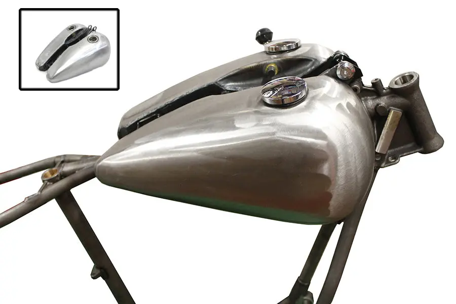 3.5 Gallon Tank Shifter Kit Chrome - V-Twin Mfg. 1