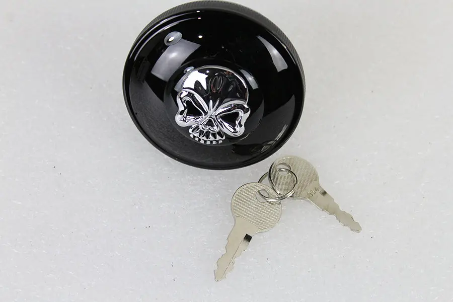 Keyed Gas Cap Vented Black - V-Twin Mfg. 1