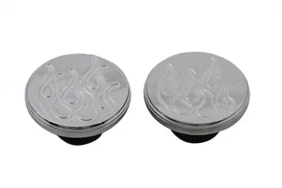 Flame Style Gas Cap Set Vented And Non-Vented - V-Twin Mfg. 1