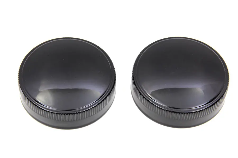 Replica Eaton Vented Gas Cap Set Black - V-Twin Mfg. 1