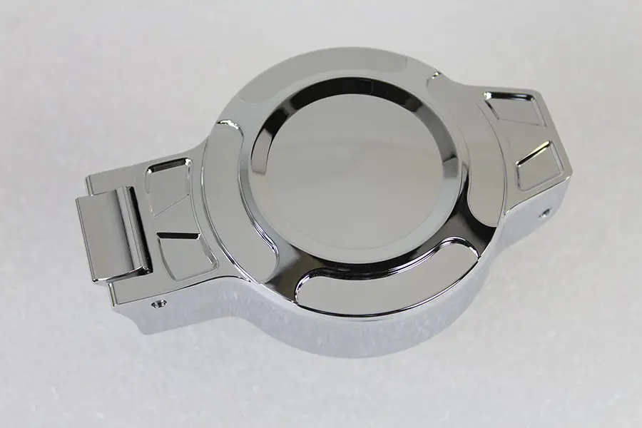 Flip Up Gas Cap Vented Chrome - V-Twin Mfg. 1