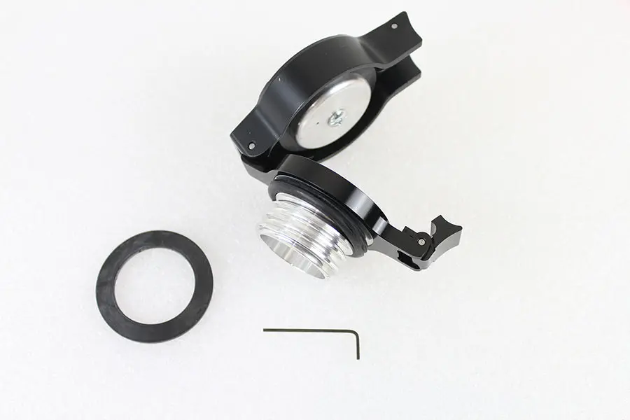 Flip Up Gas Cap Vented Black - V-Twin Mfg. 1