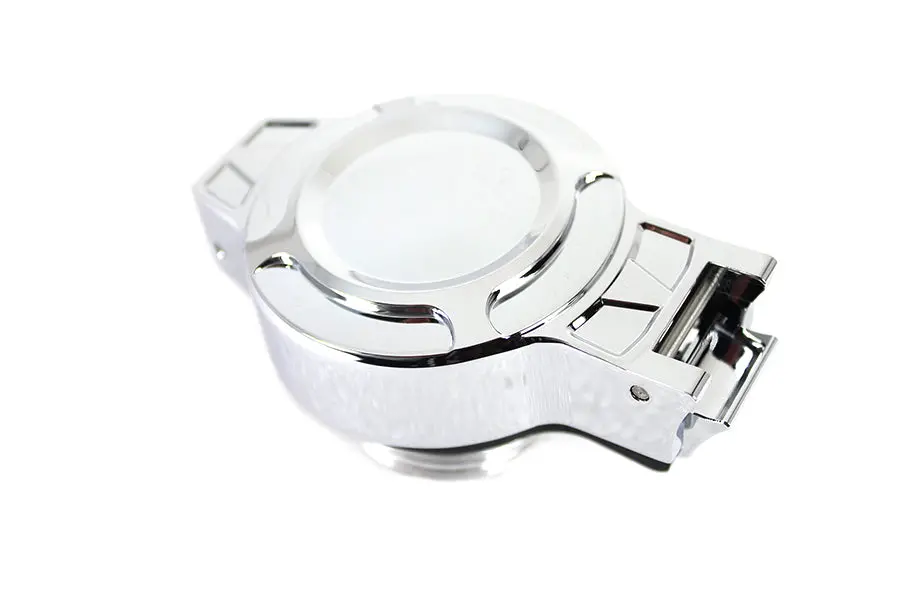 Flip Up Gas Cap Non-Vented Chrome - V-Twin Mfg. 1