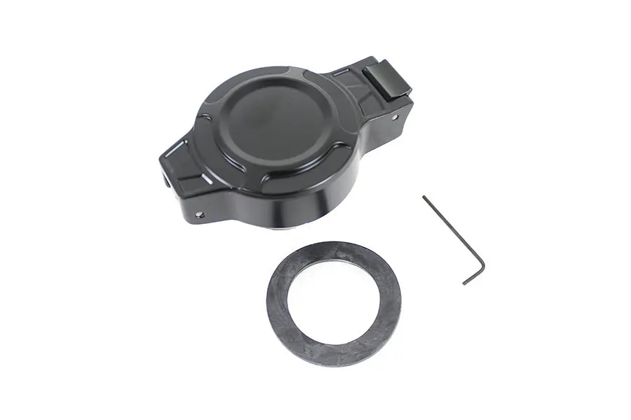 Flip Up Gas Cap Non-Vented Black - V-Twin Mfg. 1