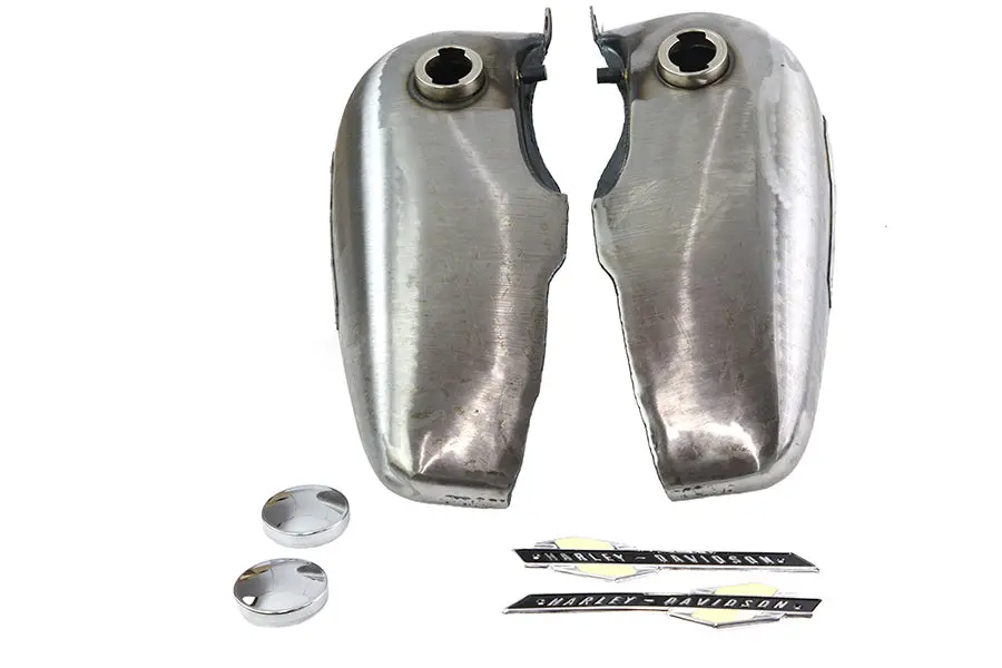 Fat Bob Gas Tank Kit 5 Gallon With Emblems - V-Twin Mfg. 1