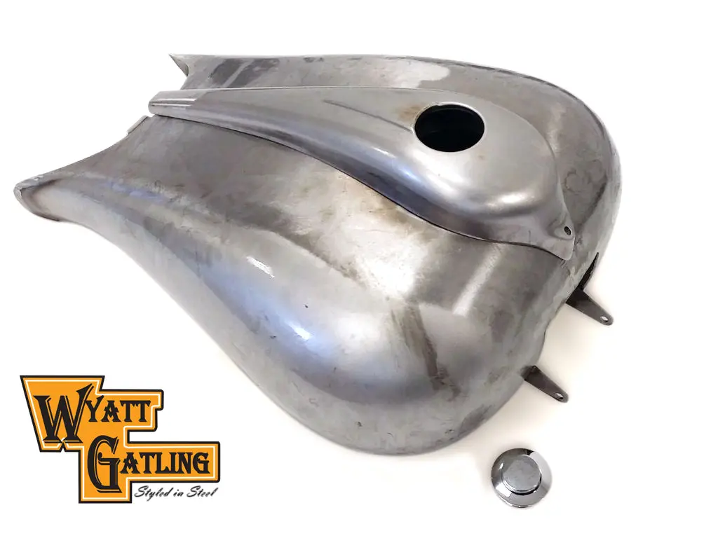 Wyatt Gatling Stretch Touring 6.6 Gallon Gas Tank - V-Twin Mfg. 1